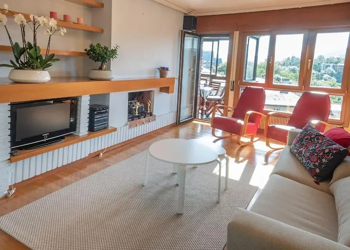 Palacio Con Vistas A La Bahía Ac, Wifi, Parking San Sebastián